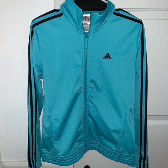 Adidas Blue Track Jacket - Picture 2 of 4
